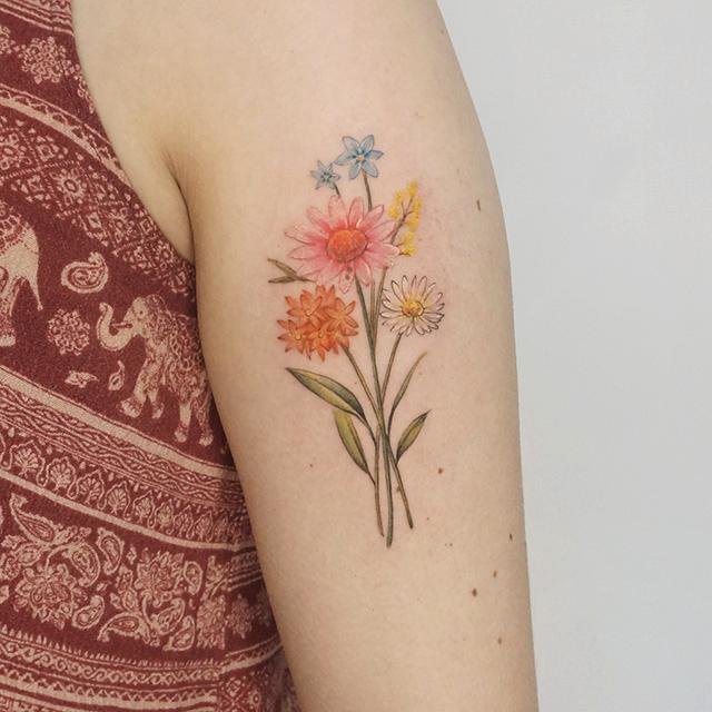 watercolor tattoo