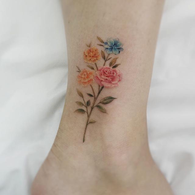 tattoo on the ankle