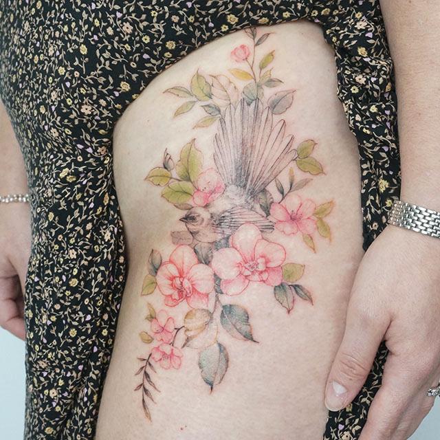 watercolor tattoo